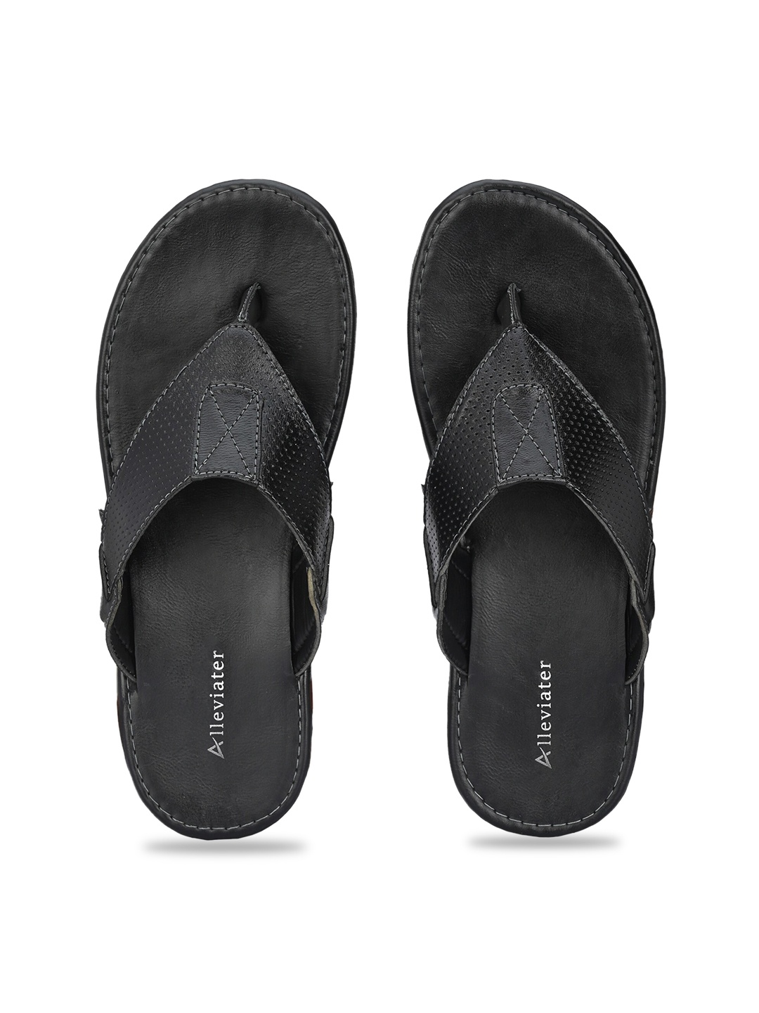 

Alleviater Men Black Thong Flip-Flops