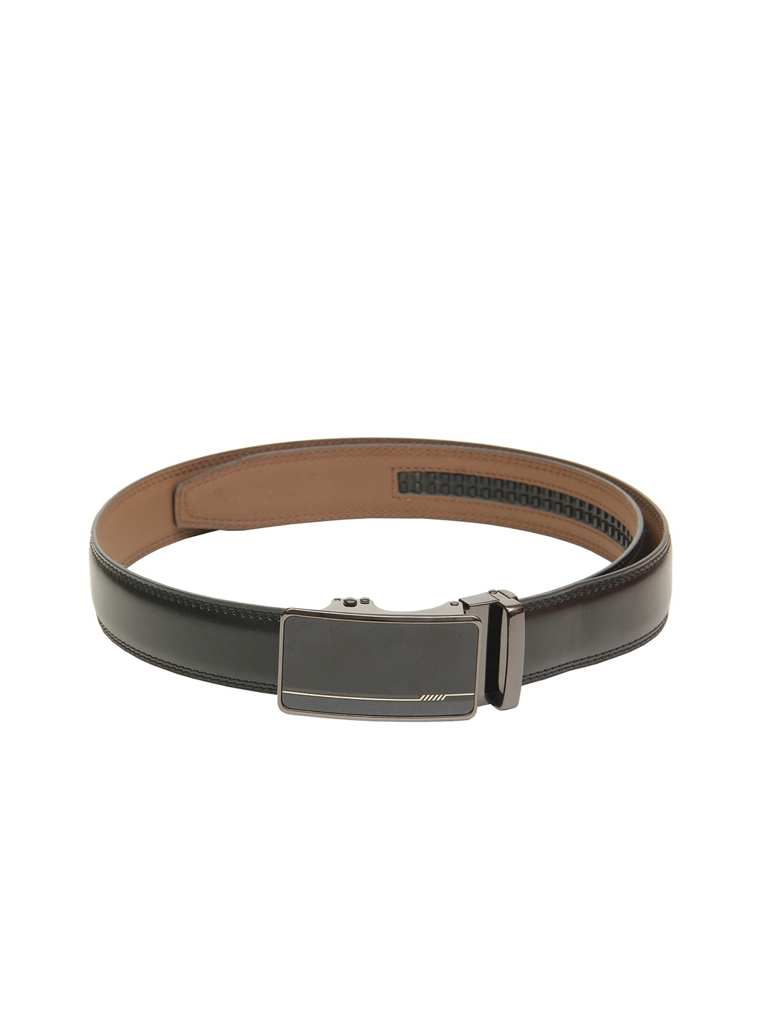 

Calvadoss Men Black No Holes PU Belt