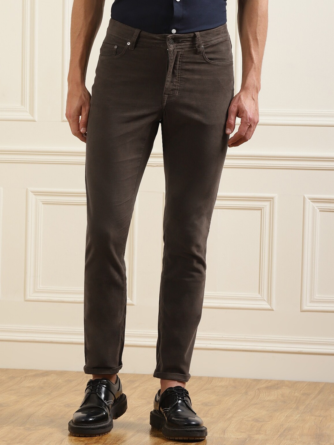 

HACKETT LONDON Men Brown Slim Fit Jeans