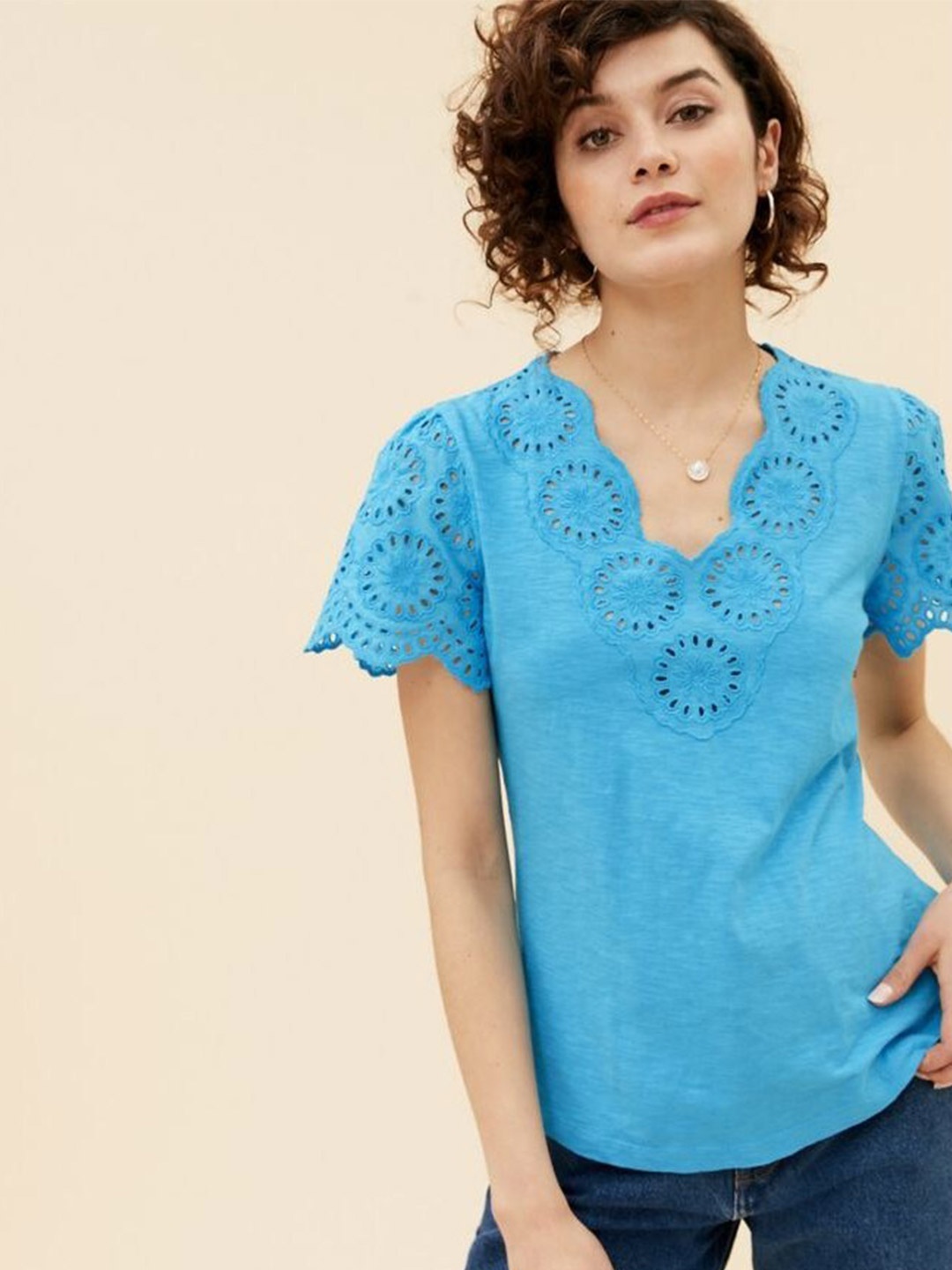 

Marks & Spencer Turquoise Blue Top