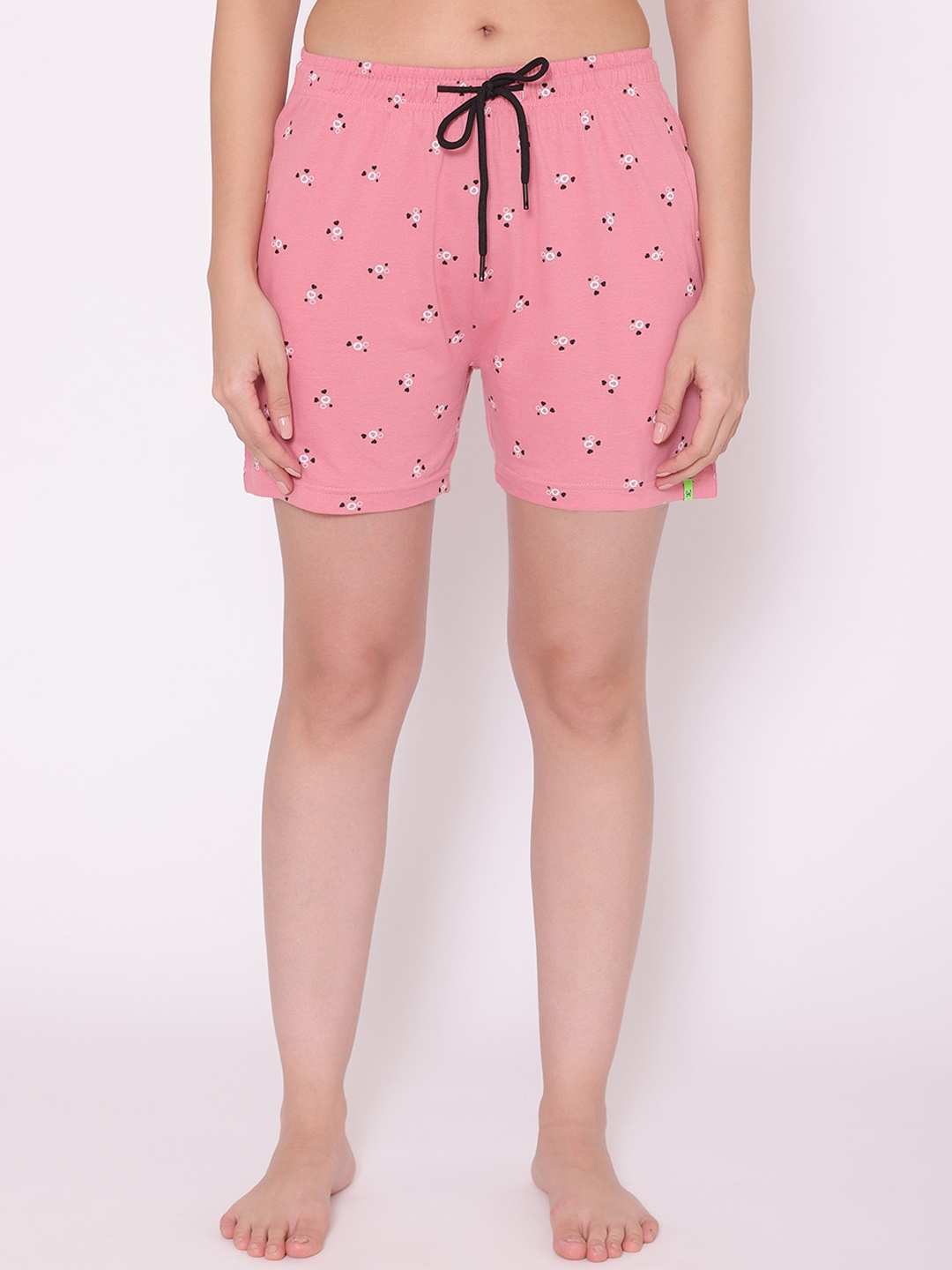 

TITTLI Women Pink Printed Lounge Shorts