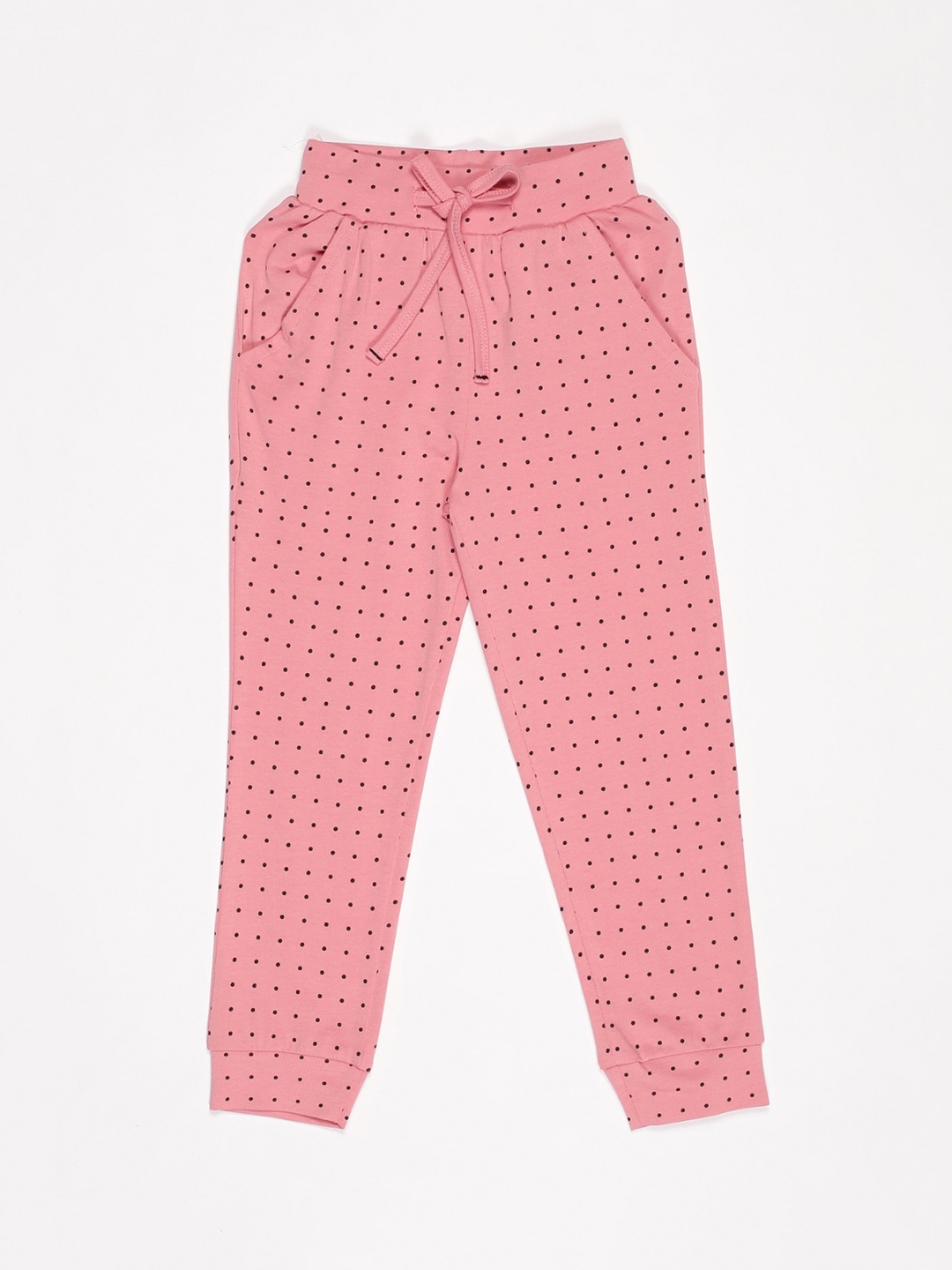 

V2 Value & Variety Girls Peach Printed Lounge Pants