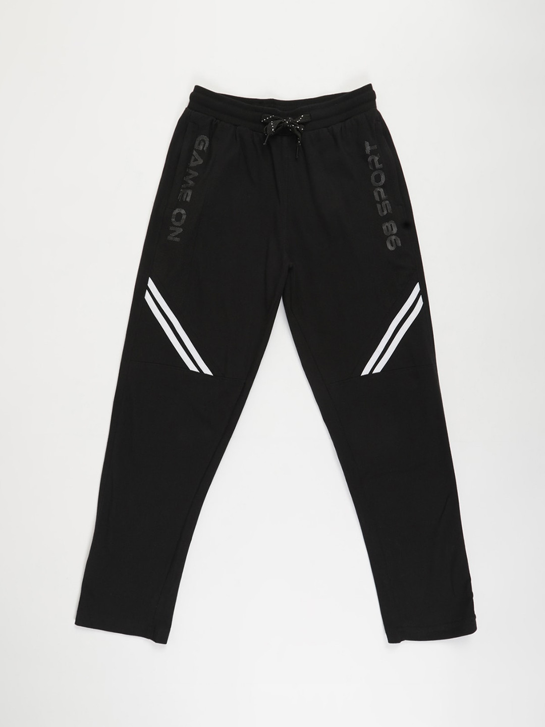

V2 Value & Variety Boys Black Solid Lounge Pants