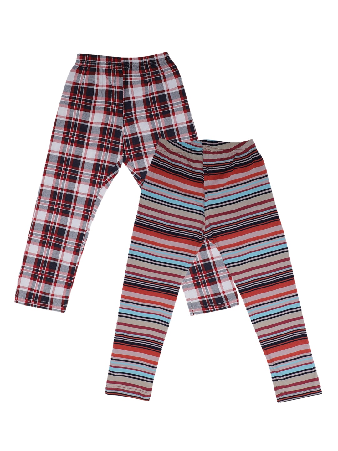

Earth conscious Kids Pack Of 2 Cotton Lounge Pants, Blue