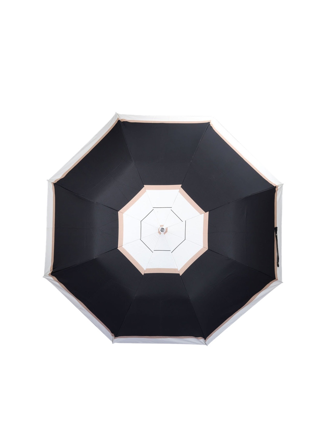

THE CLOWNFISH Drizzle Black Solid 2-Fold Umbrellas