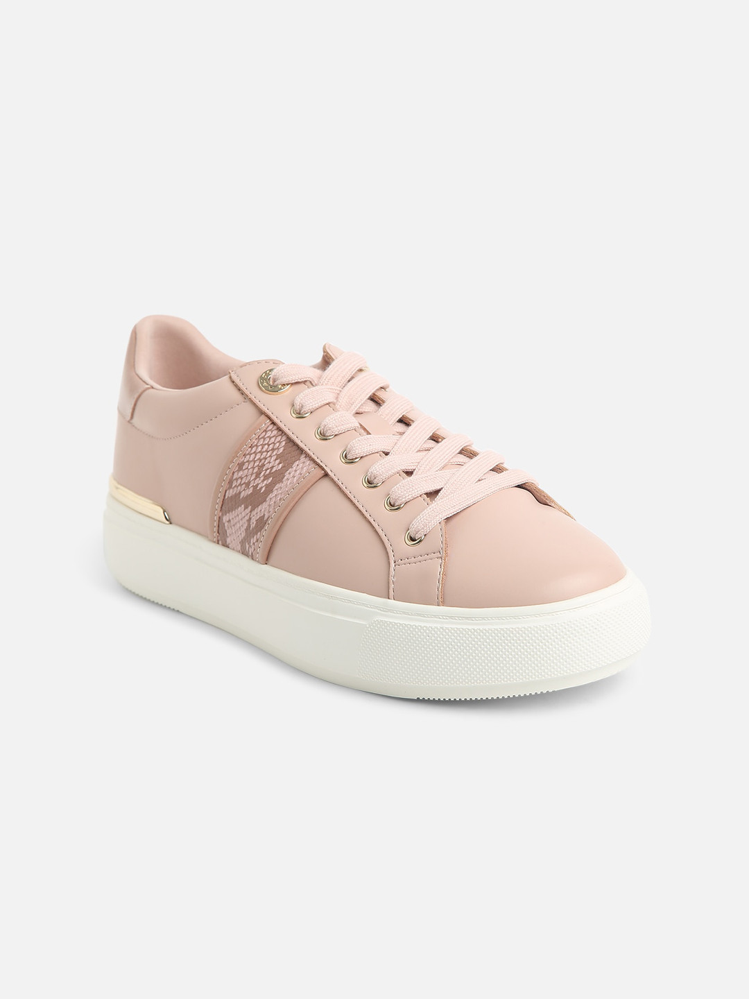 

ALDO Women Pink Colourblocked Sneakers