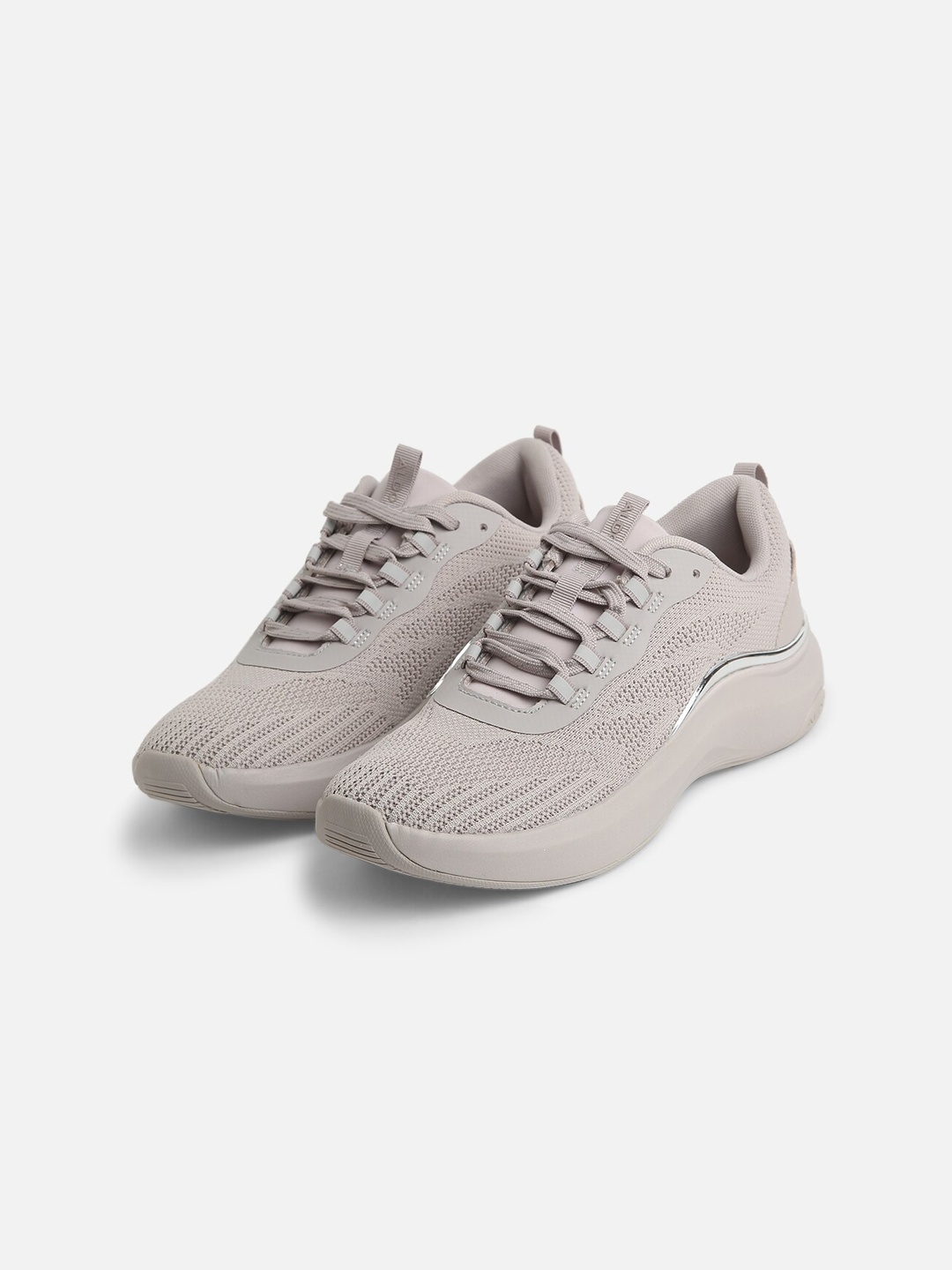 

ALDO Women Grey Woven Design Sneakers