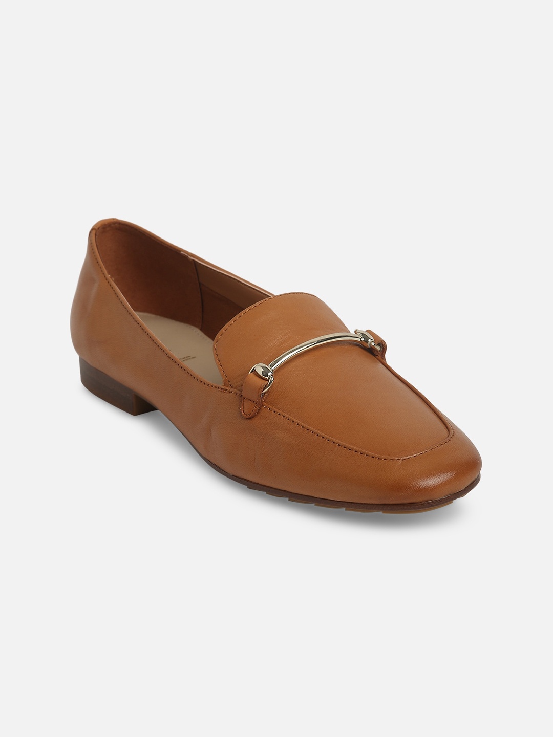 

ALDO Women Brown Leather Loafers