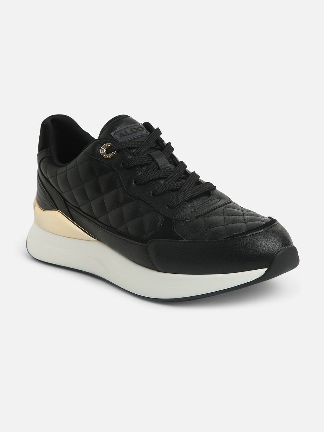 

ALDO Women Black Textured Sneakers