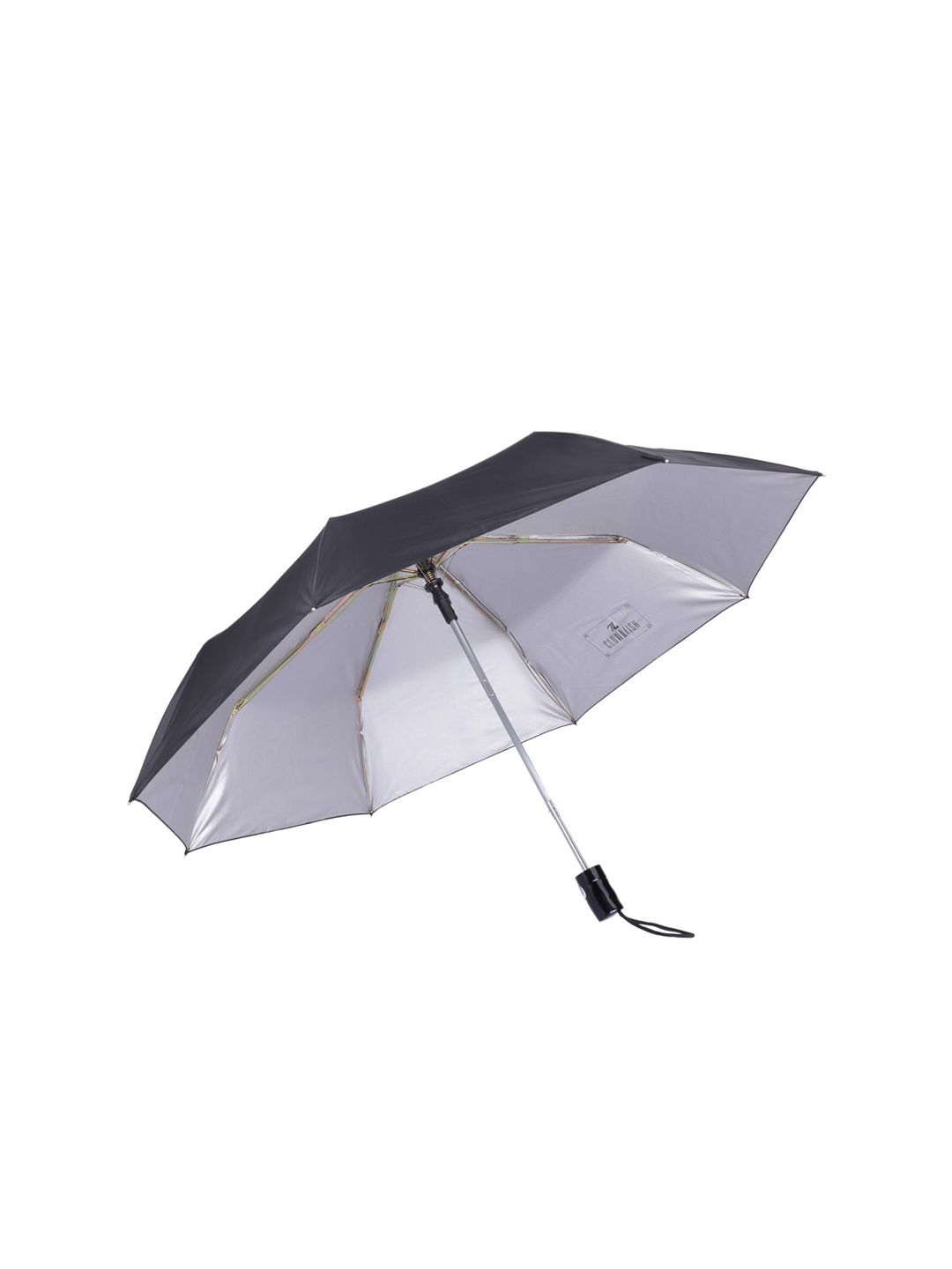 

THE CLOWNFISH Black Self-Design 3-Fold Umbrellas