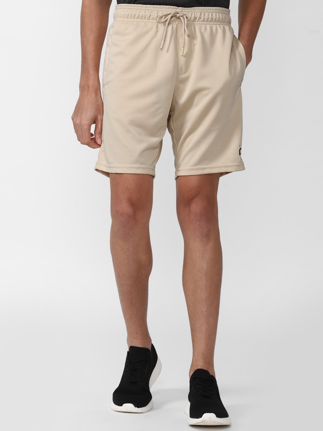

Peter England Casuals Men Beige Slim Fit Shorts