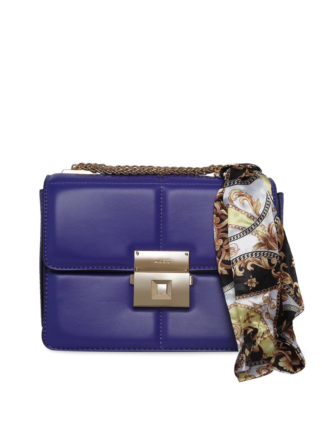 

ALDO Purple PU Structured Sling Bag