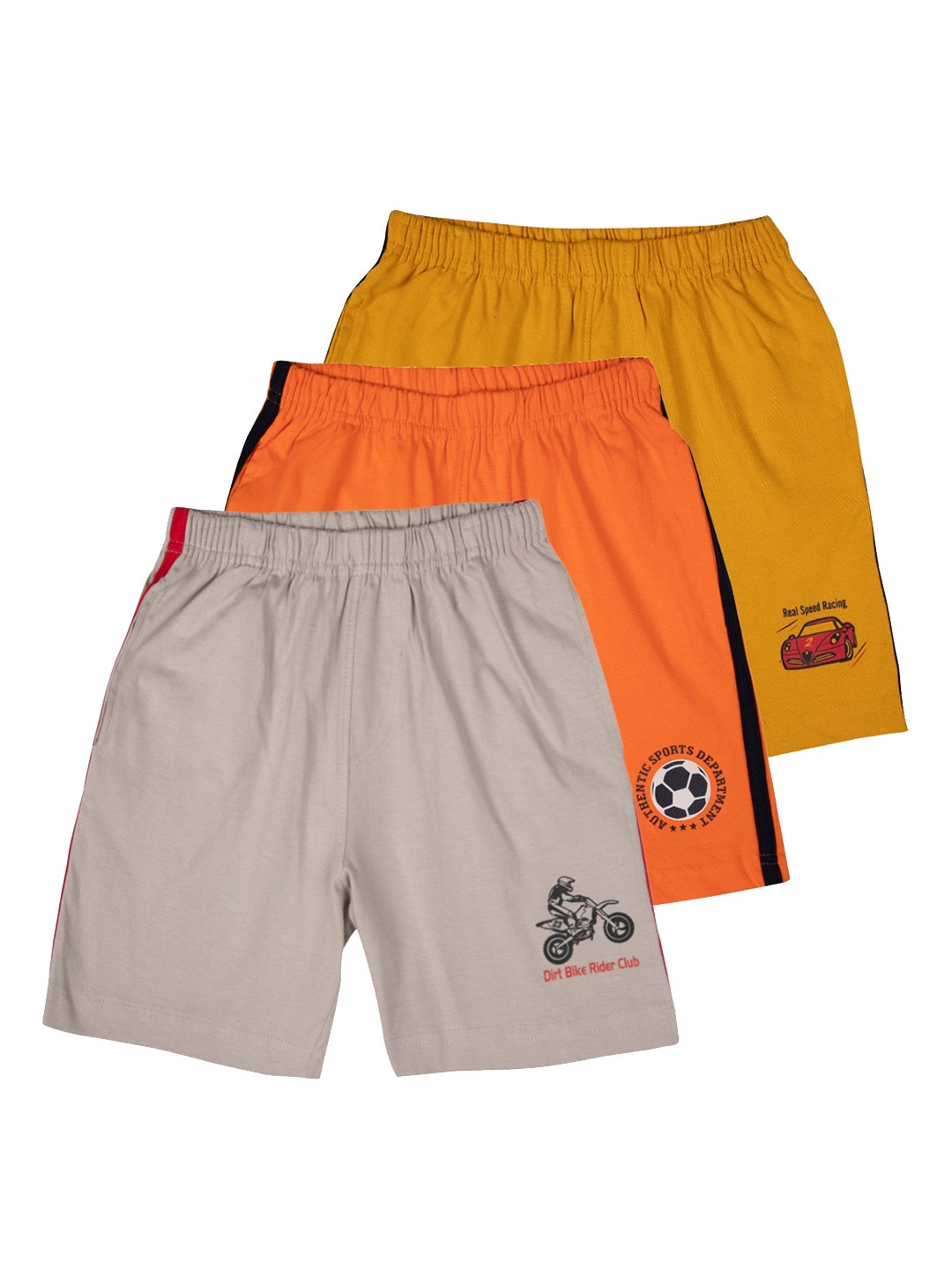 

LI'L CUPID Boys Multicoloured Shorts, Beige