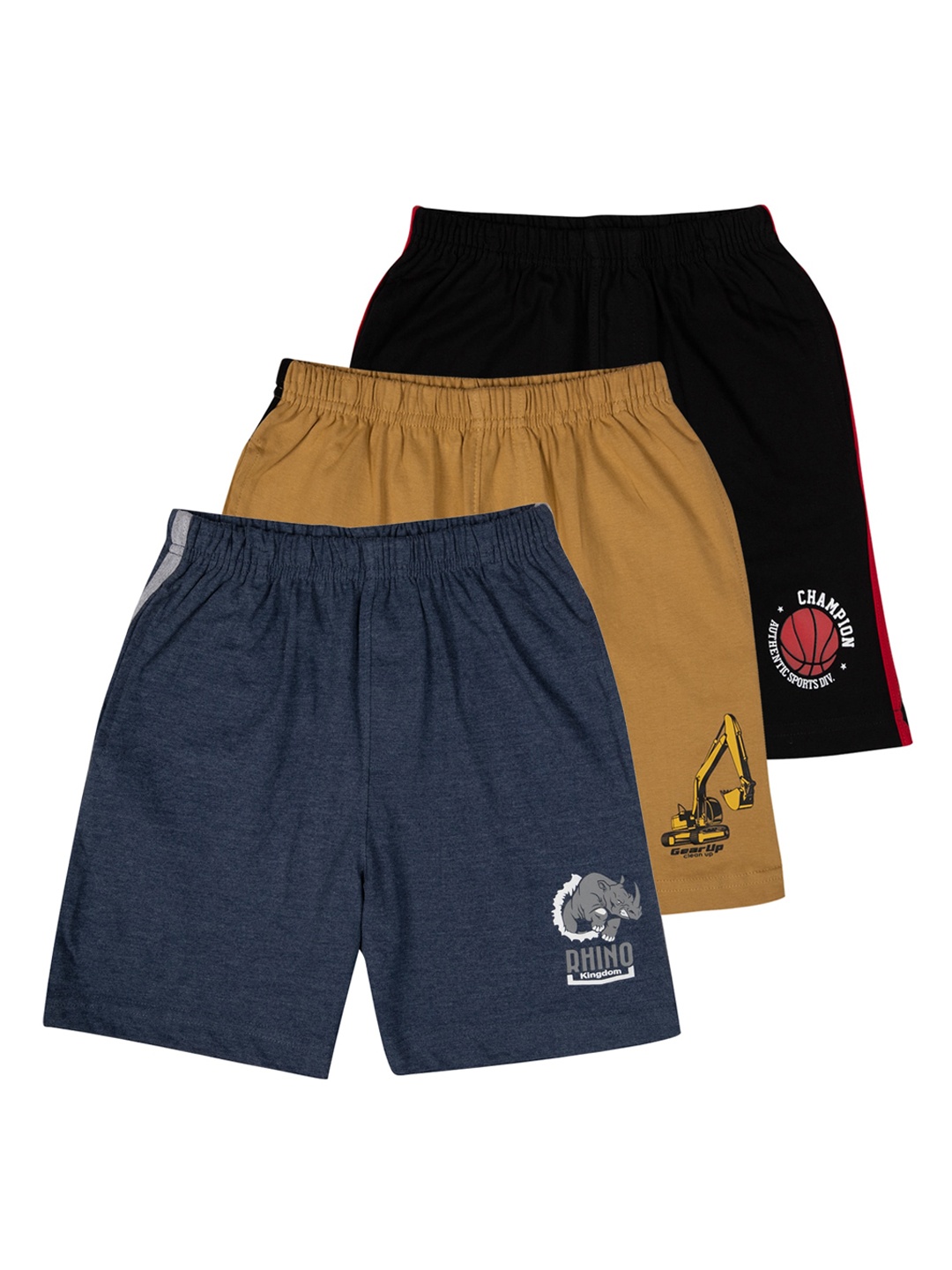 

LI'L CUPID Boys Navy Blue Shorts