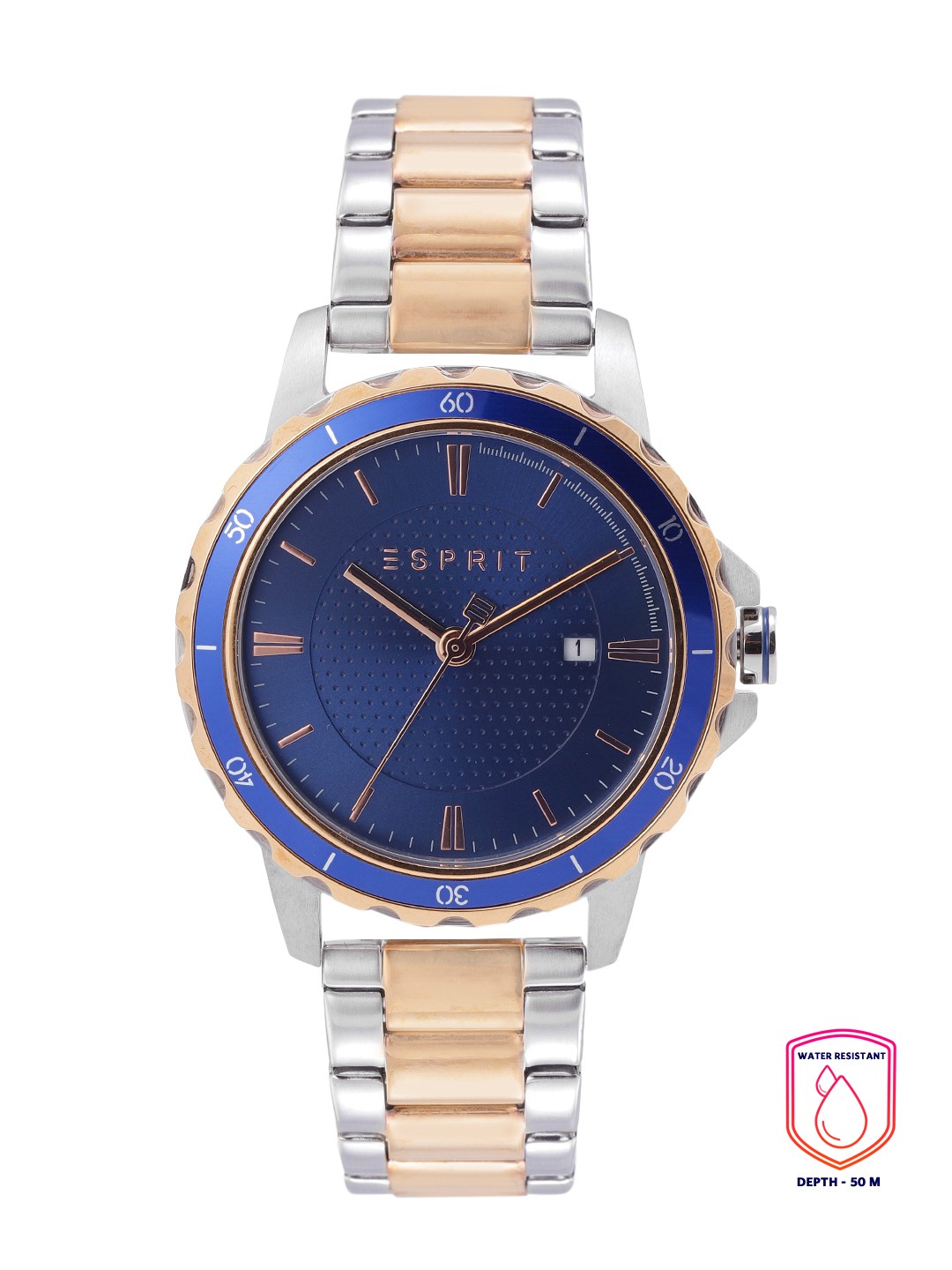 

ESPRIT Women Blue Dial & Multicoloured Bracelet Style Analogue Watch ES1G207M0085