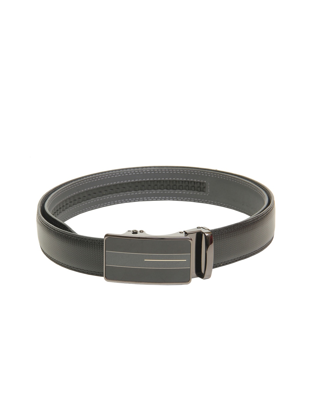 

Calvadoss Men Black PU No Holes Belt