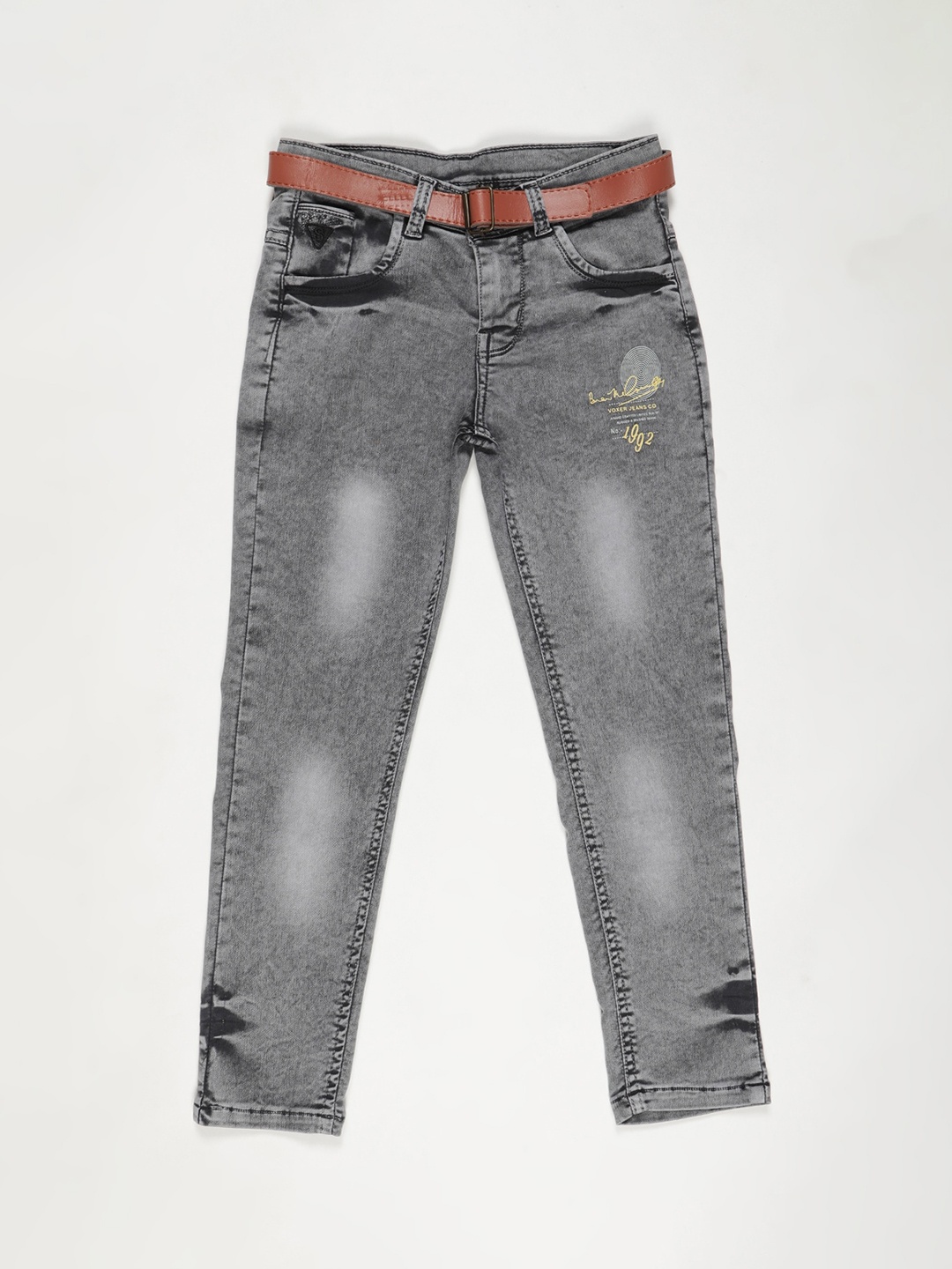 

V2 Value & Variety Boys Grey Faded Trousers