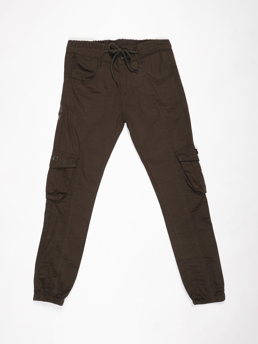 

V2 Value & Variety Boys Green Cargos Trousers
