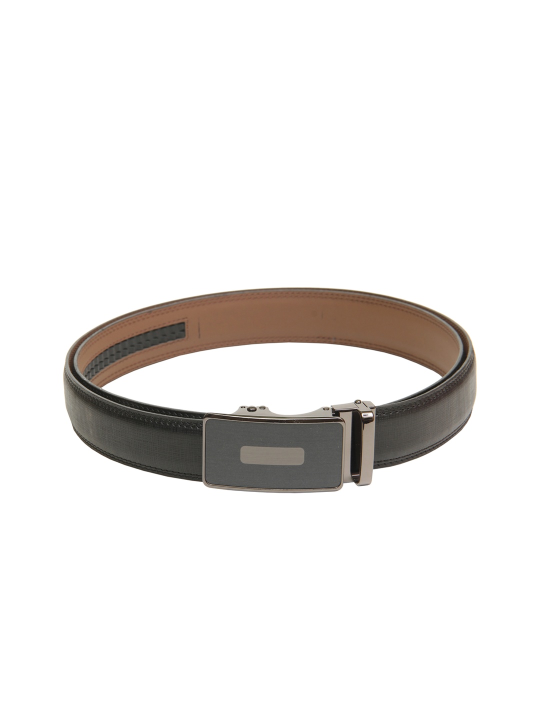 

Calvadoss Men Black Solid Belt