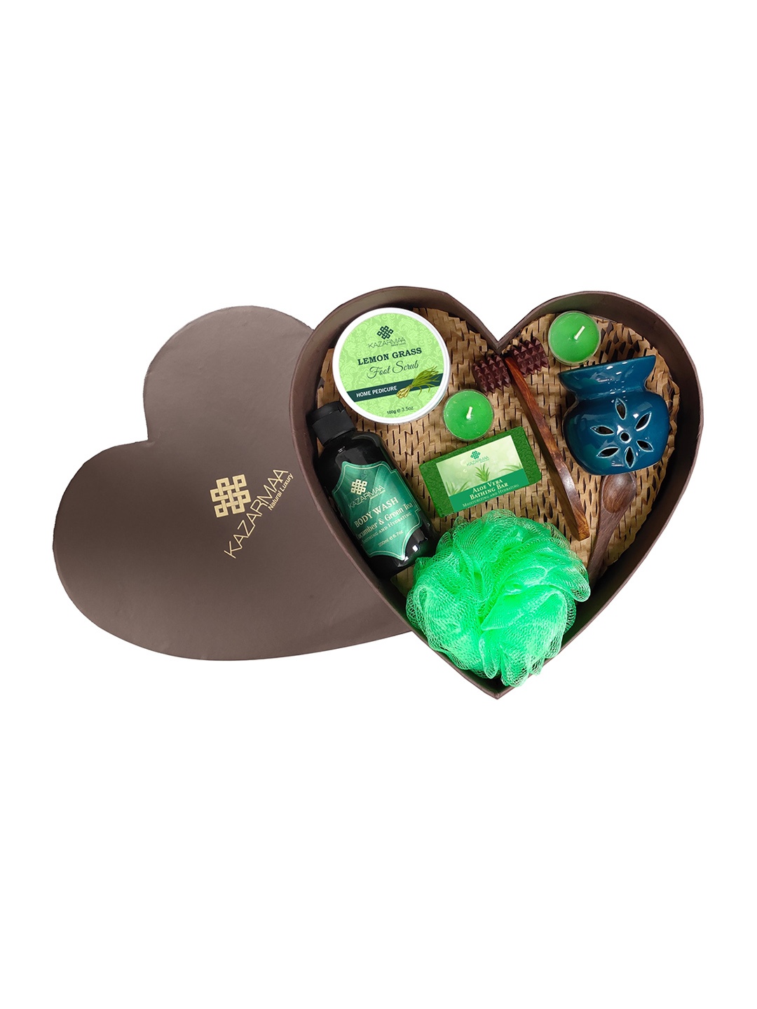 

KAZARMAA Luxurious Selfcare Aroma Gift Set, Green