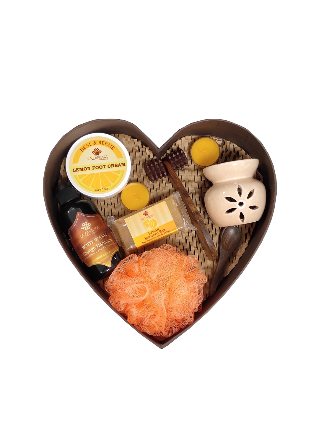 

KAZARMAA Luxurious Bath & Body Aroma gift set, Orange