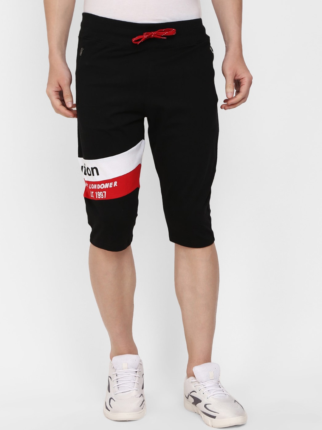 

V-Mart Men Black Shorts