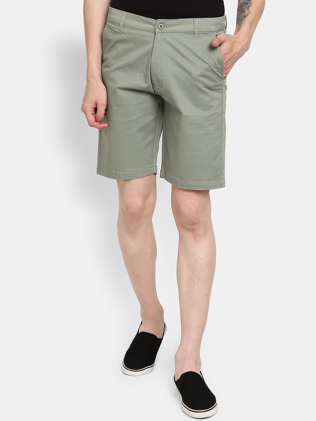 

V-Mart Men Green Shorts