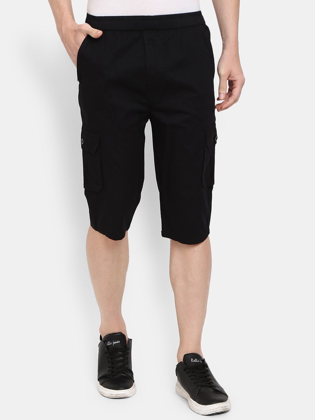

V-Mart Men Black Shorts