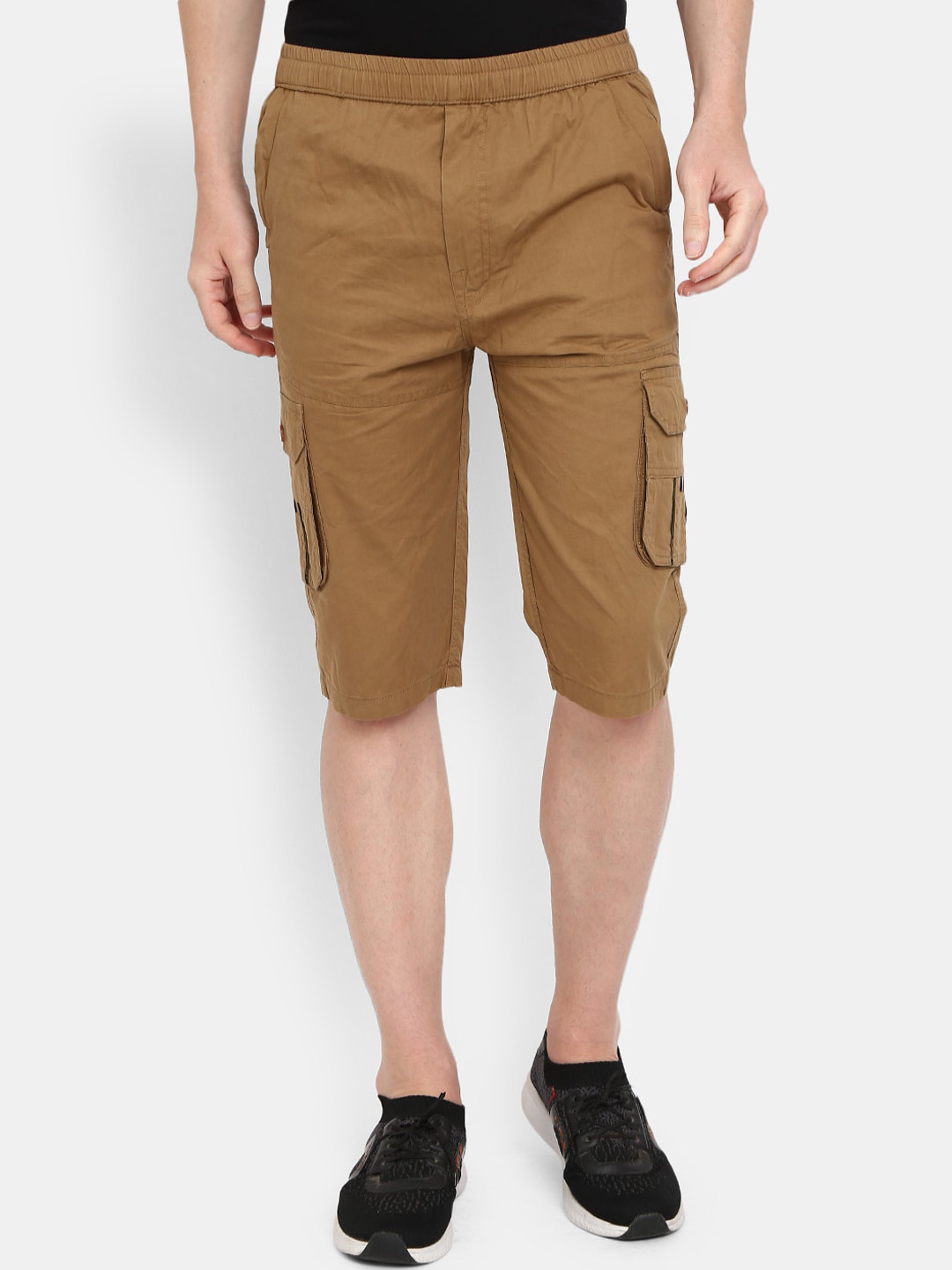 

V-Mart Men Khaki Cargo Shorts