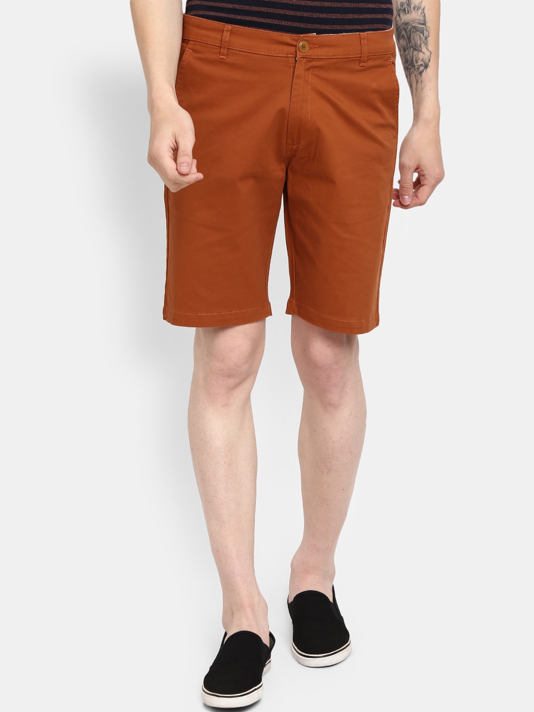 

V-Mart Men Rust Shorts