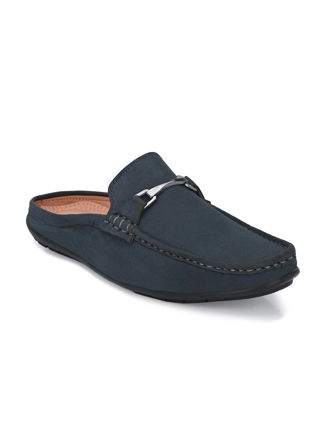 

Alleviater Men Navy Blue Textured Lightweight Loafers