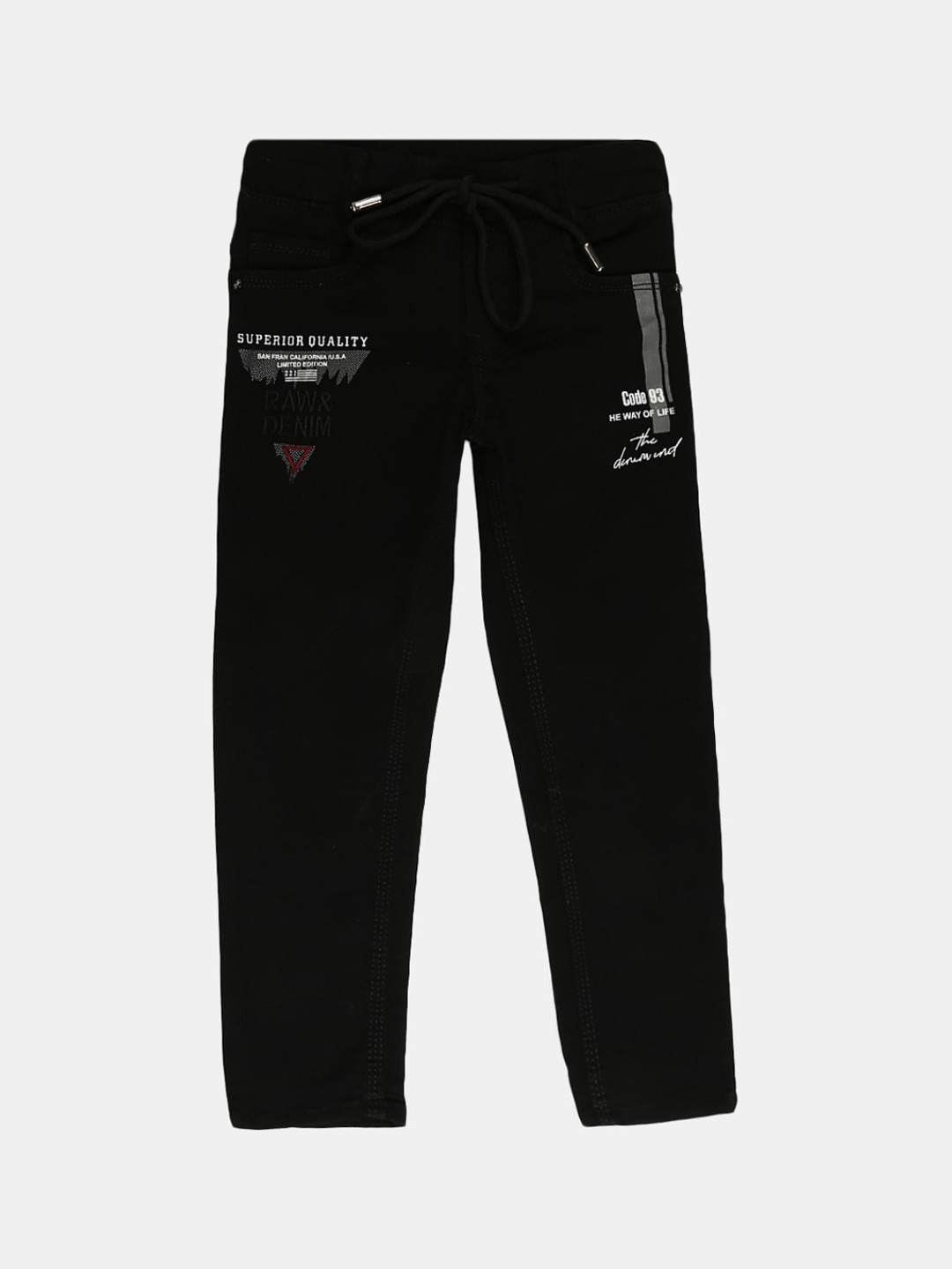 

V-Mart Boys Black Classic Jeans