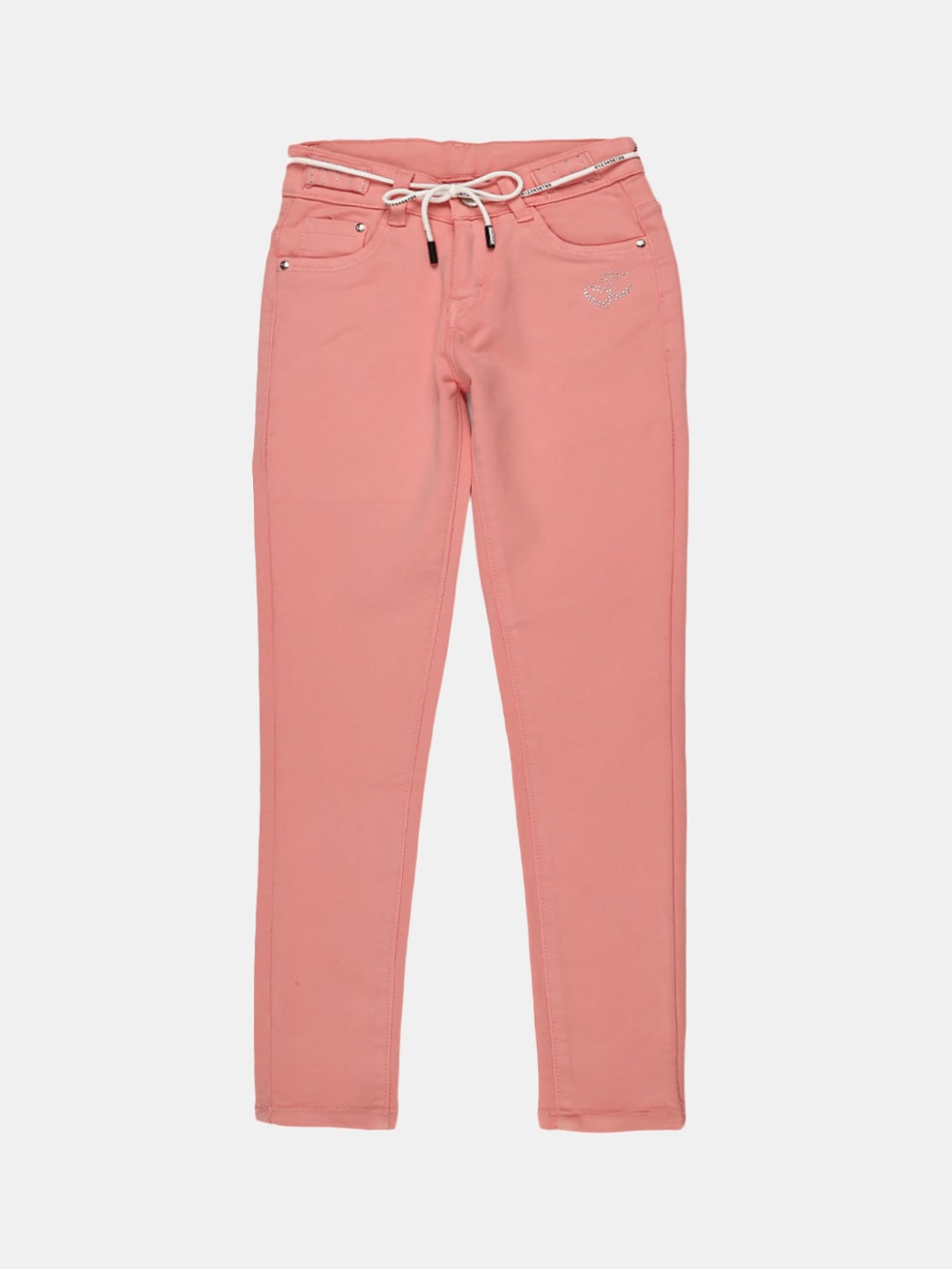 

V-Mart Girls Pink Classic Slim Fit Jeans