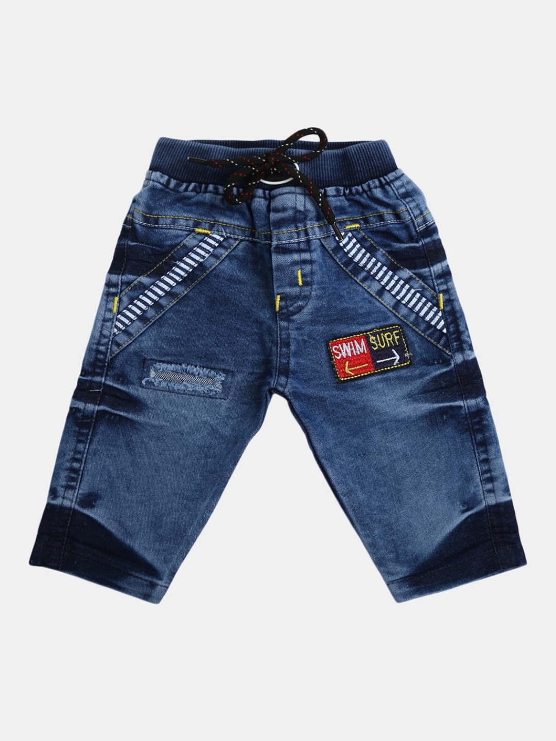 

V-Mart Unisex Kids Blue Classic Light Fade Jeans