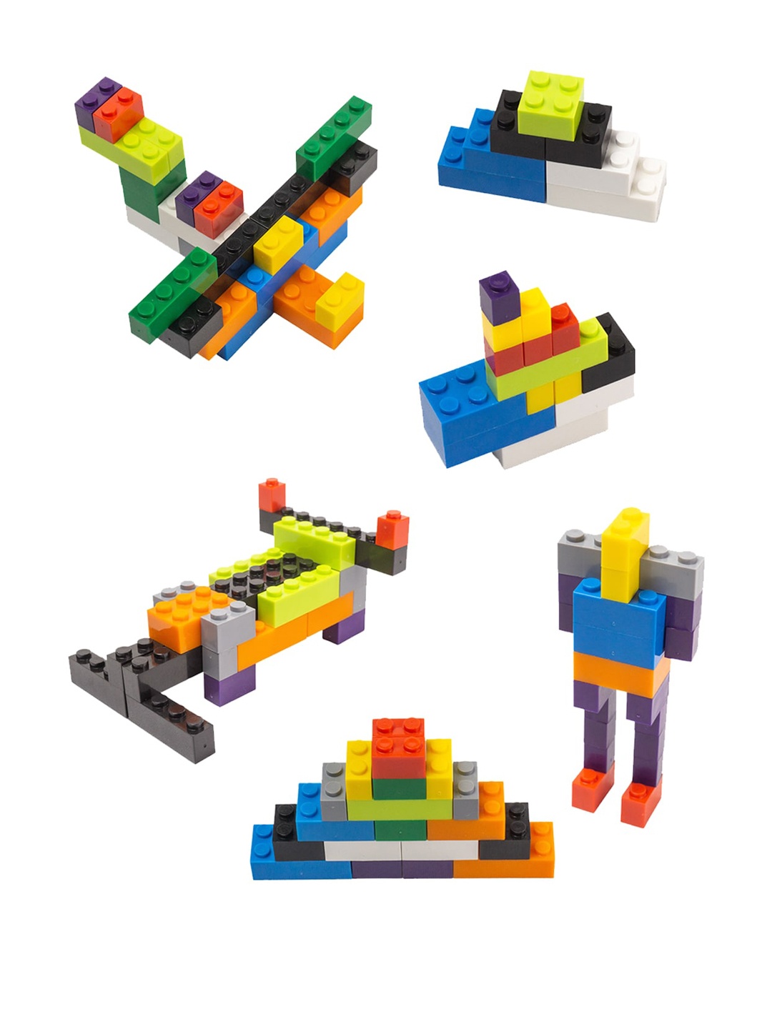 

WEMBLEY Kids Multicoloured Brick Play Set, Multi