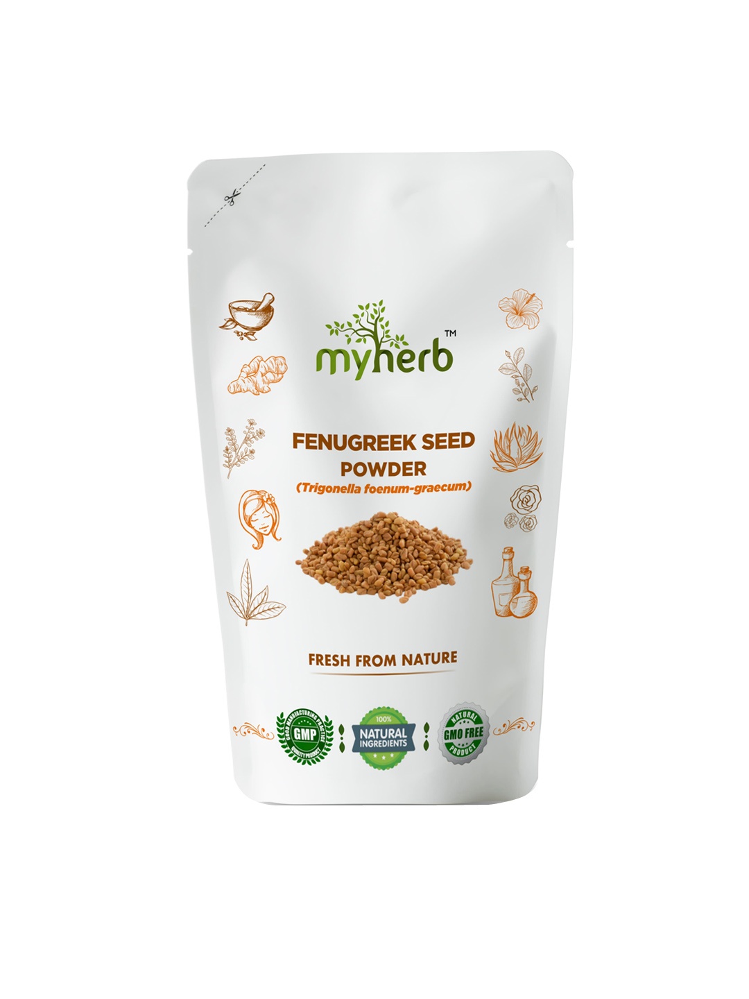 

MYHERB 100% Natural Fenugreek Powder-227 gm, Beige