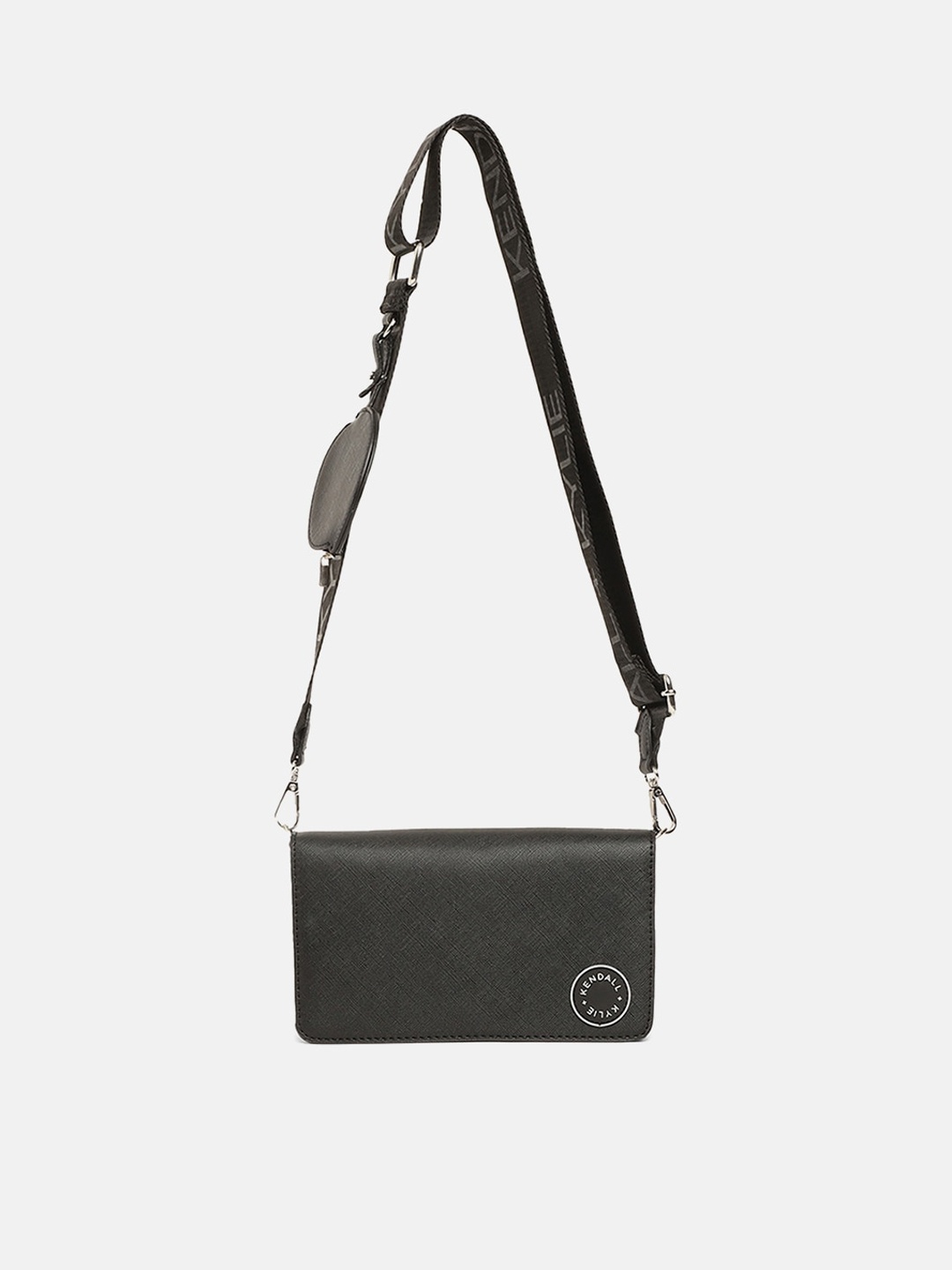 

KENDALL & KYLIE Black Structured Sling Bag