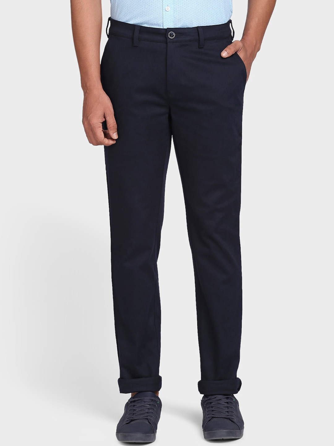 

ColorPlus Men Blue Trousers