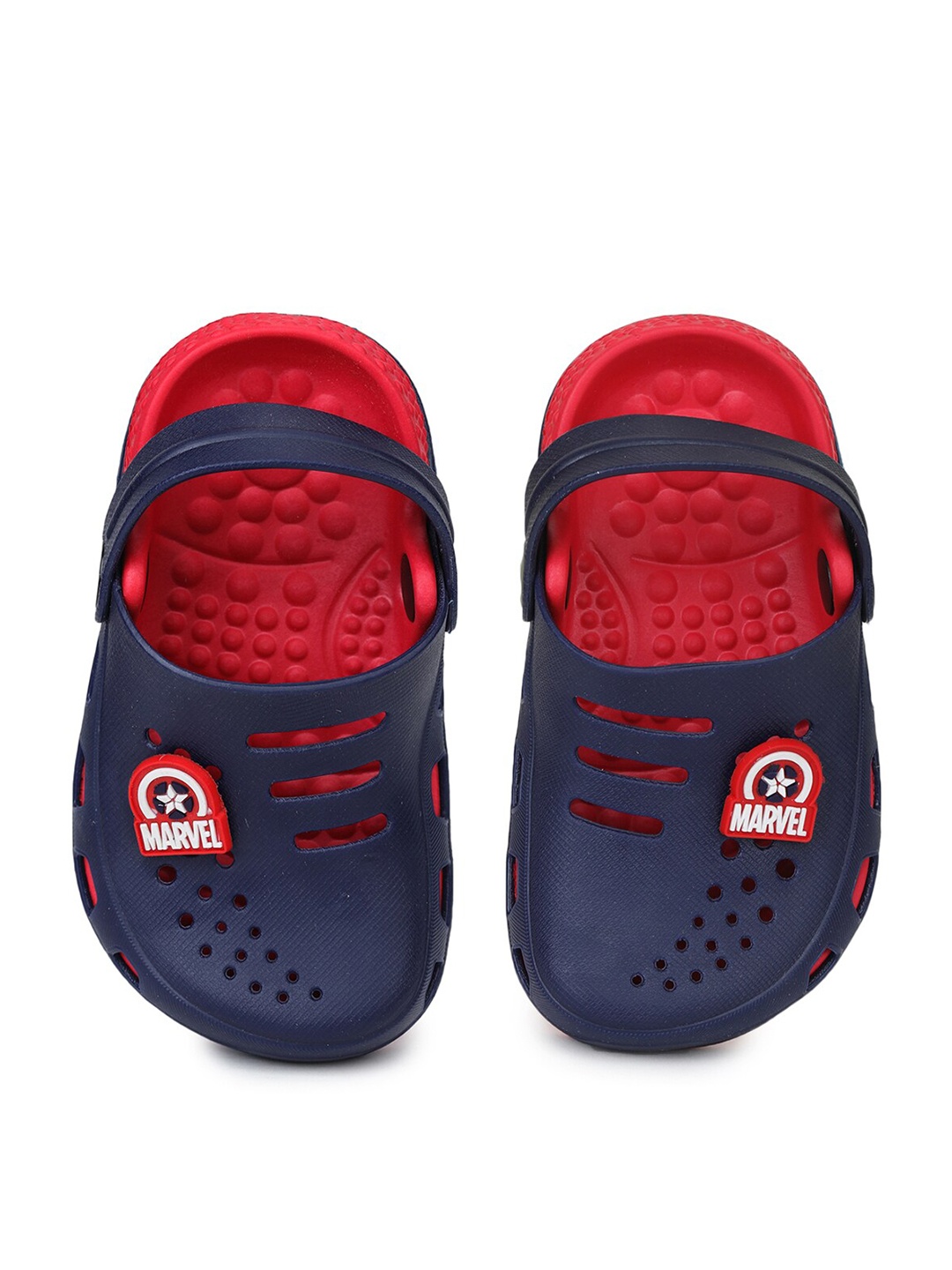 

toothless Kids Boys Navy Blue & Red Marvel Avengers Clogs