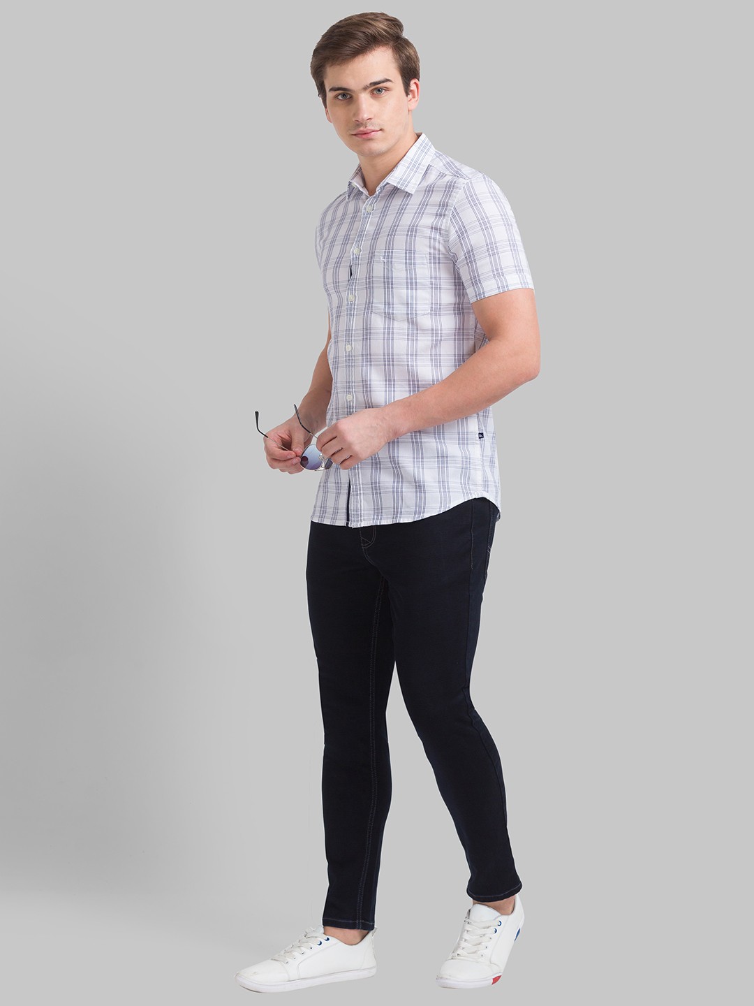 

Parx Men Navy Blue Skinny Fit Jeans