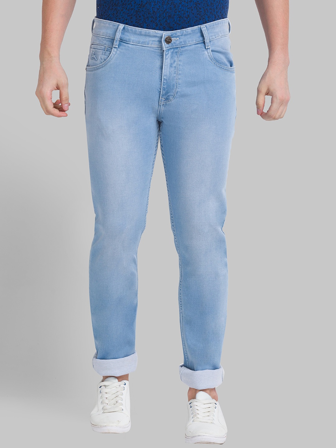 

Parx Men Blue Slim Fit Light Fade Jeans