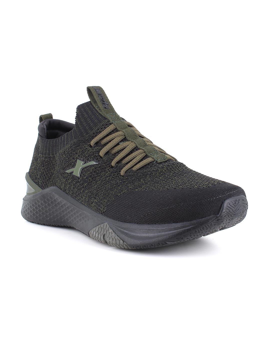 

Sparx Men Olive Green Mesh Running Non-Marking Shoes