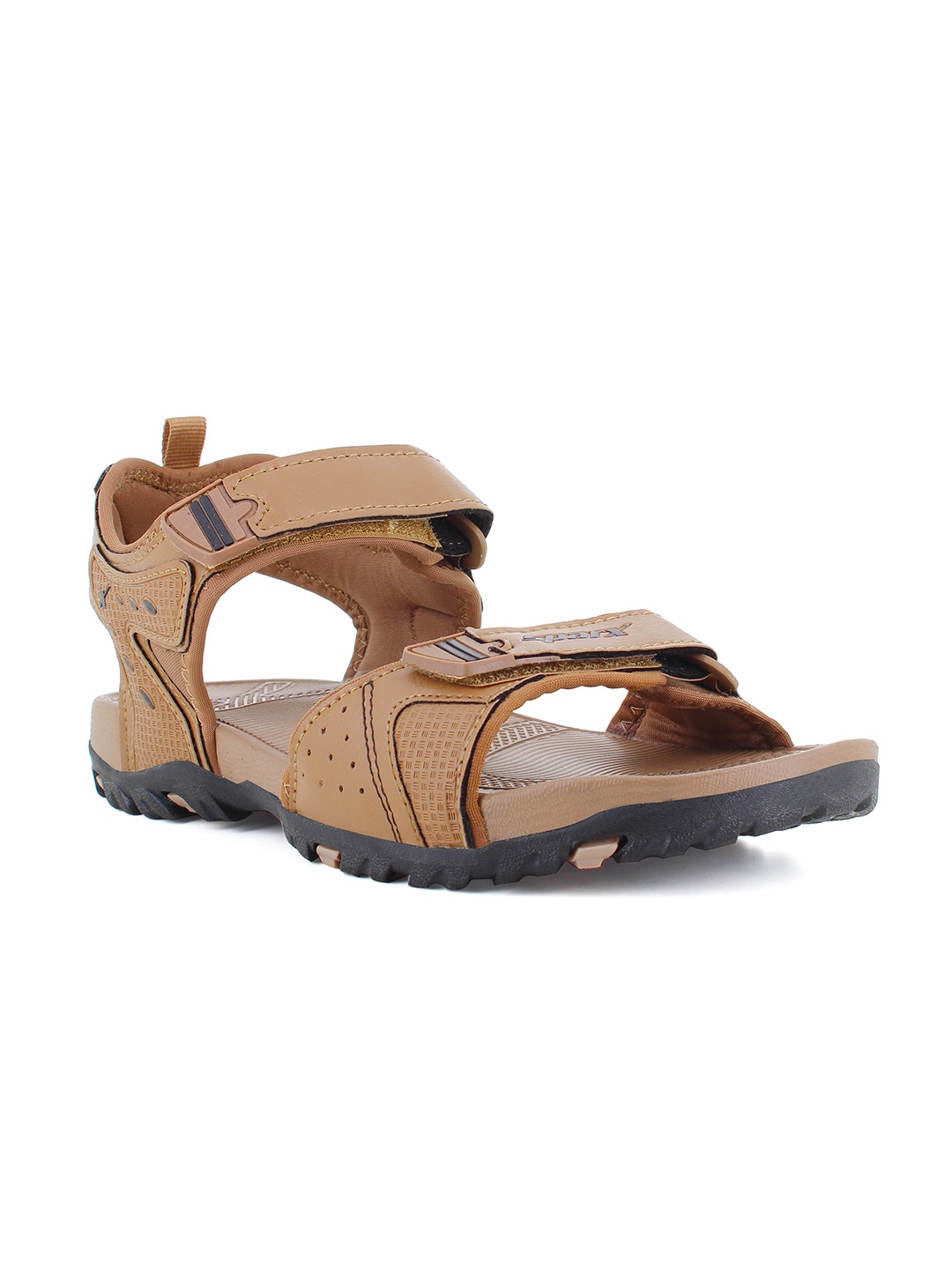 

Sparx Men Camel-Brown Solid Sports Floater Sandals