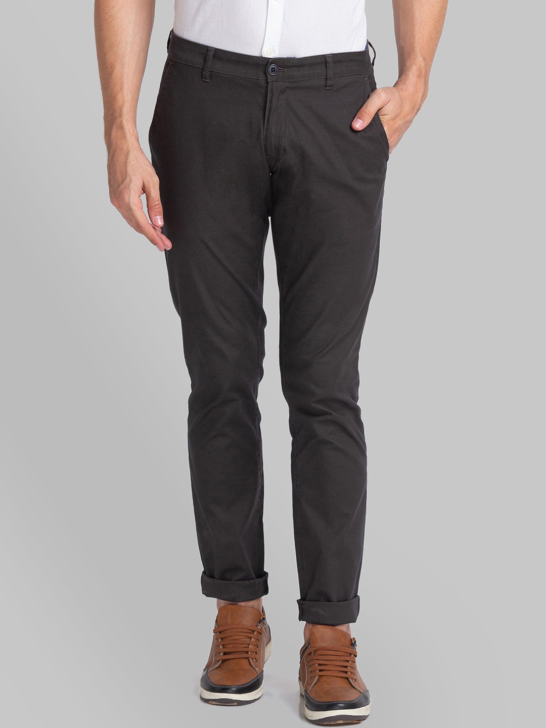 

Parx Men Blue Tapered Fit Trousers