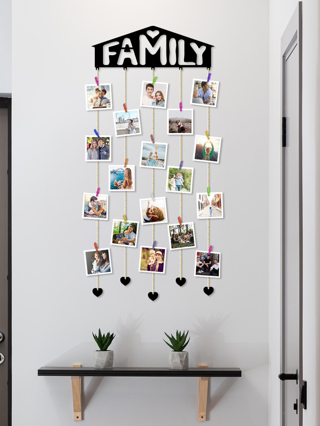 

Art Street Black Family Theme Photo Clip Holder