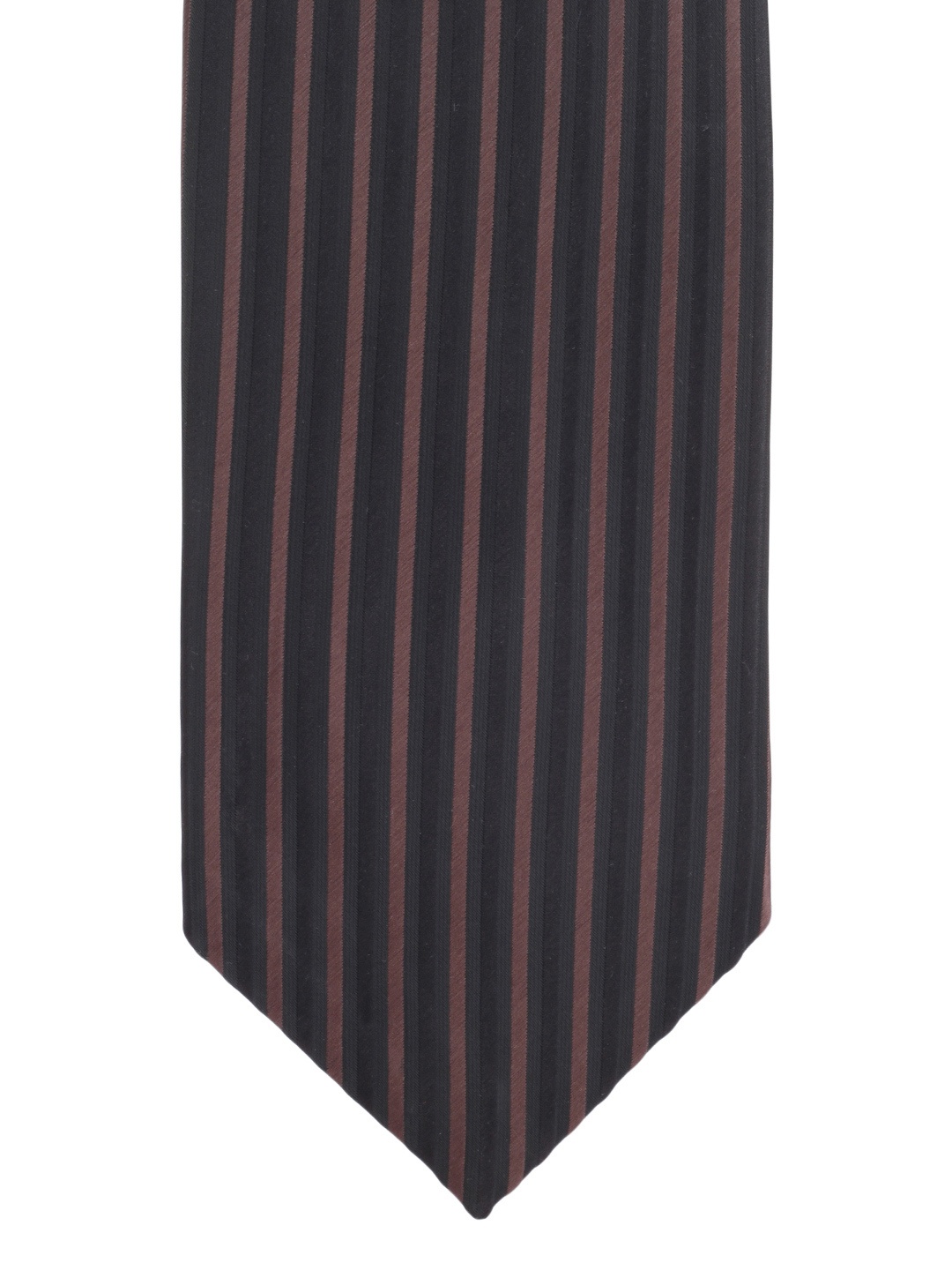 

Alvaro Castagnino Black & Brown Striped Tie