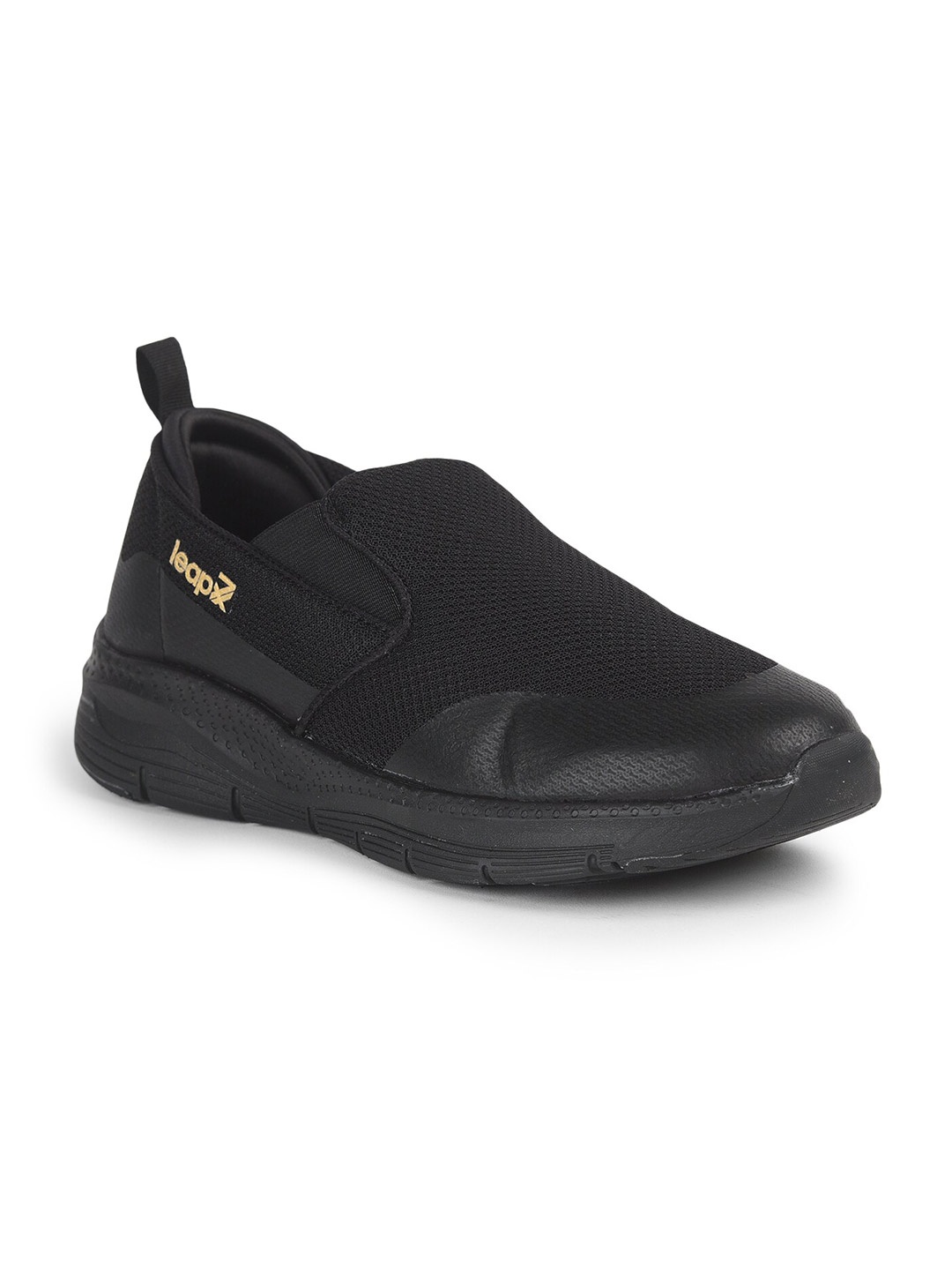 

Liberty Men Black Mesh Walking Non-Marking Shoes