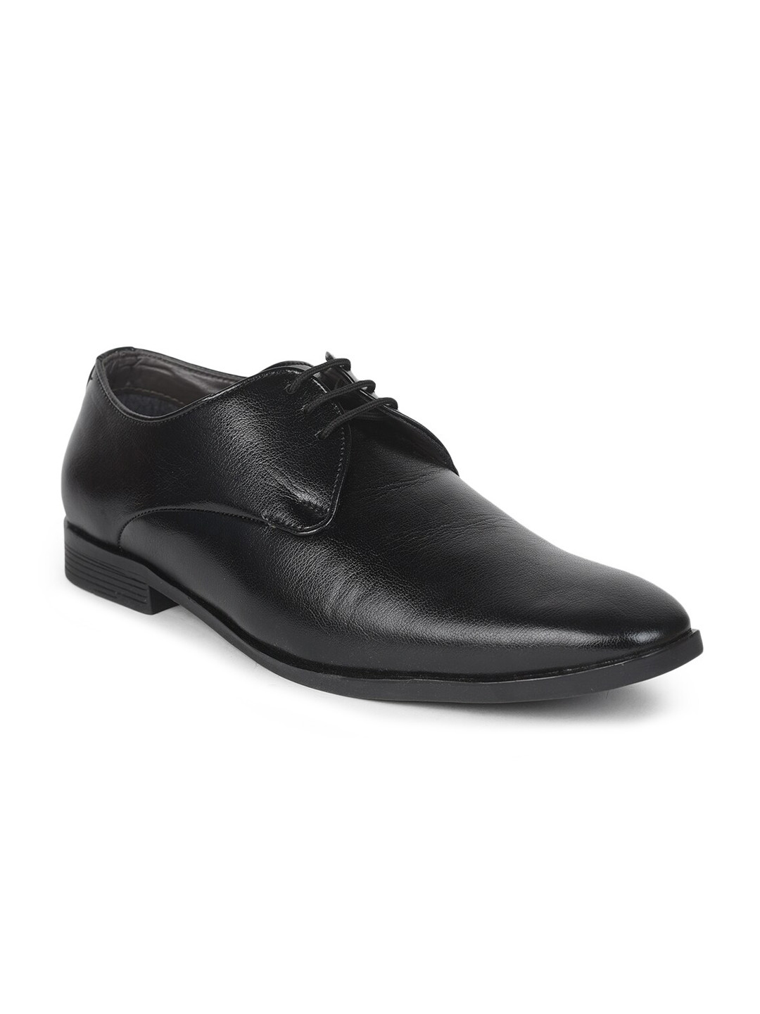 

Liberty Men Black Solid Oxford Formal Shoes