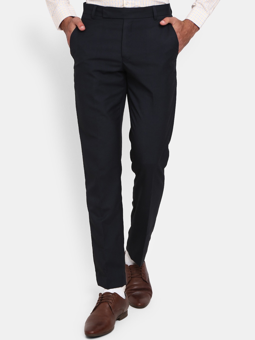 

V-Mart Men Blue Classic Slim Fit Trousers