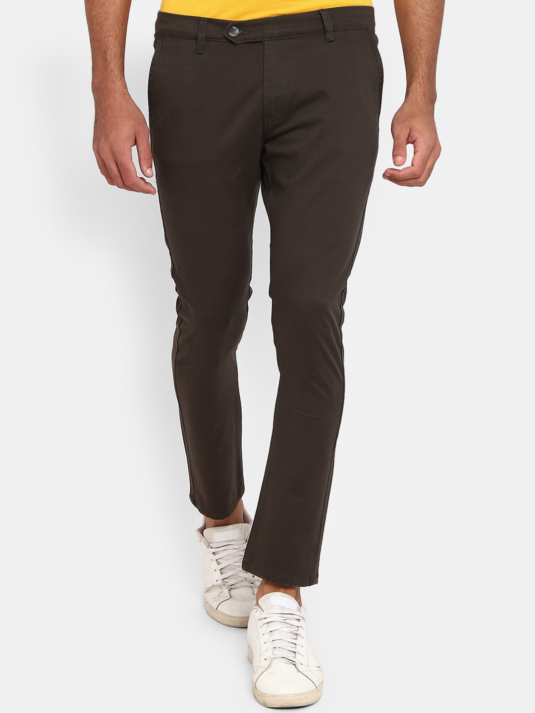 

V-Mart Men Brown Classic Trousers